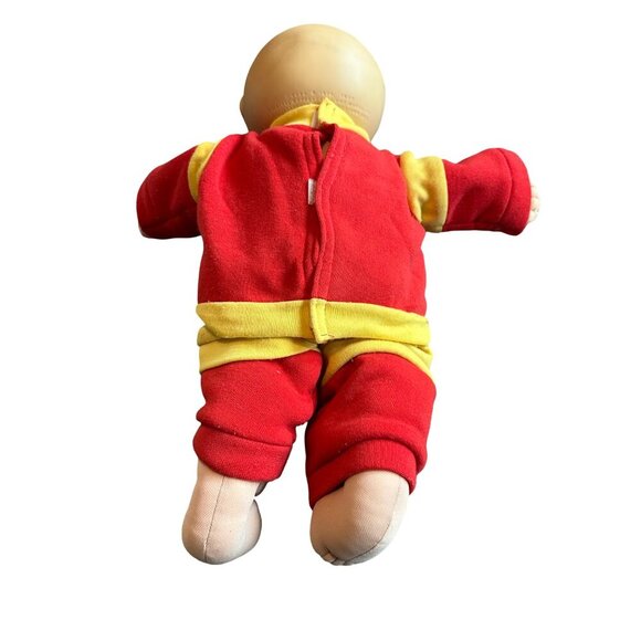 Cabbage Patch Doll Xavier Roberts Signed Bald Boy Football Outfit Collectible - Picture 8 of 10